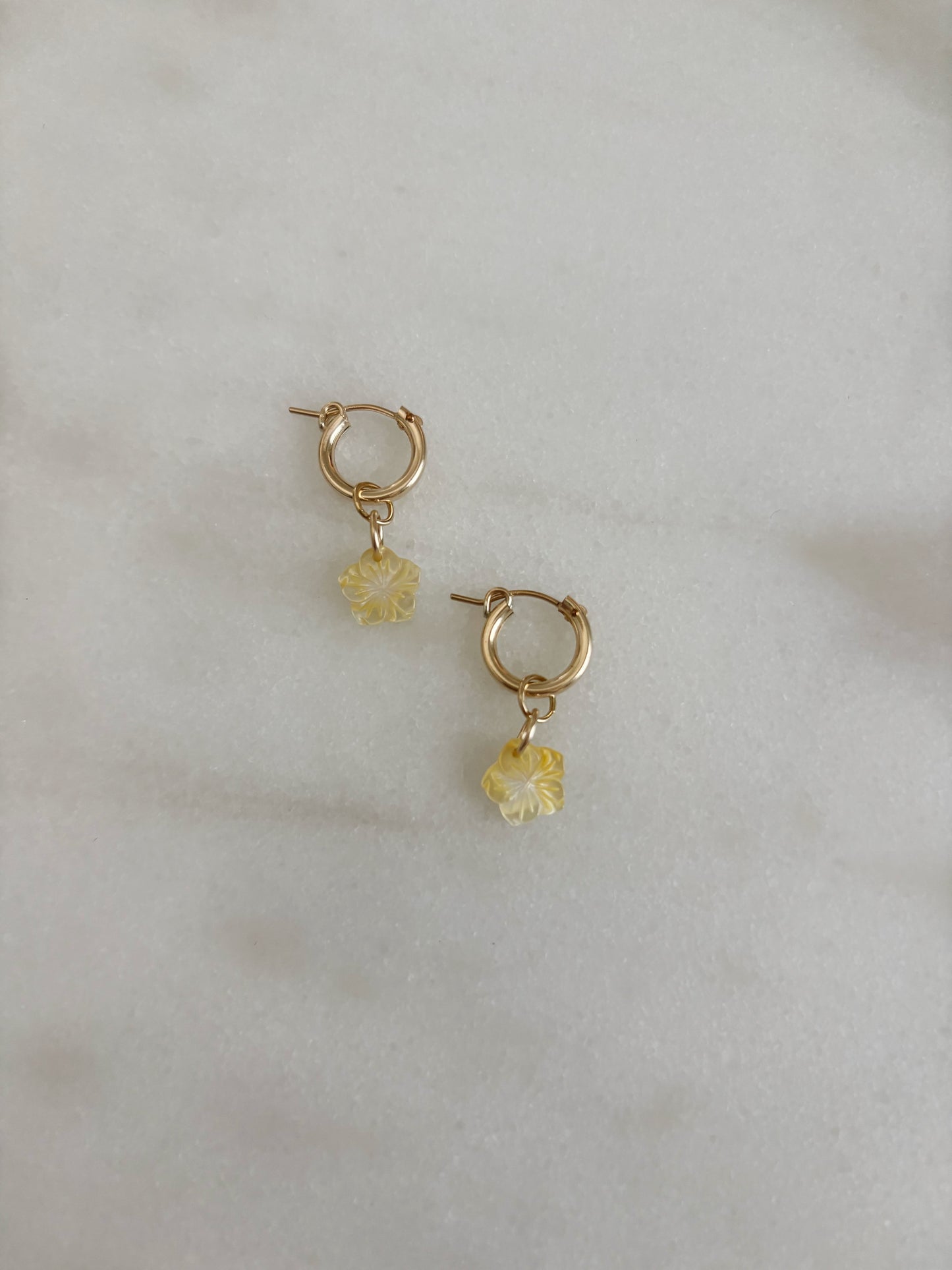 Tiny Golden Hibiscus Huggies