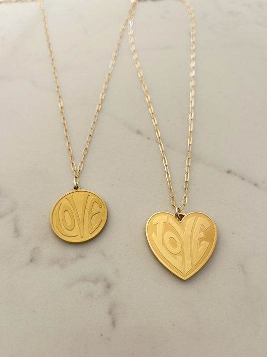Retro LOVE Necklace
