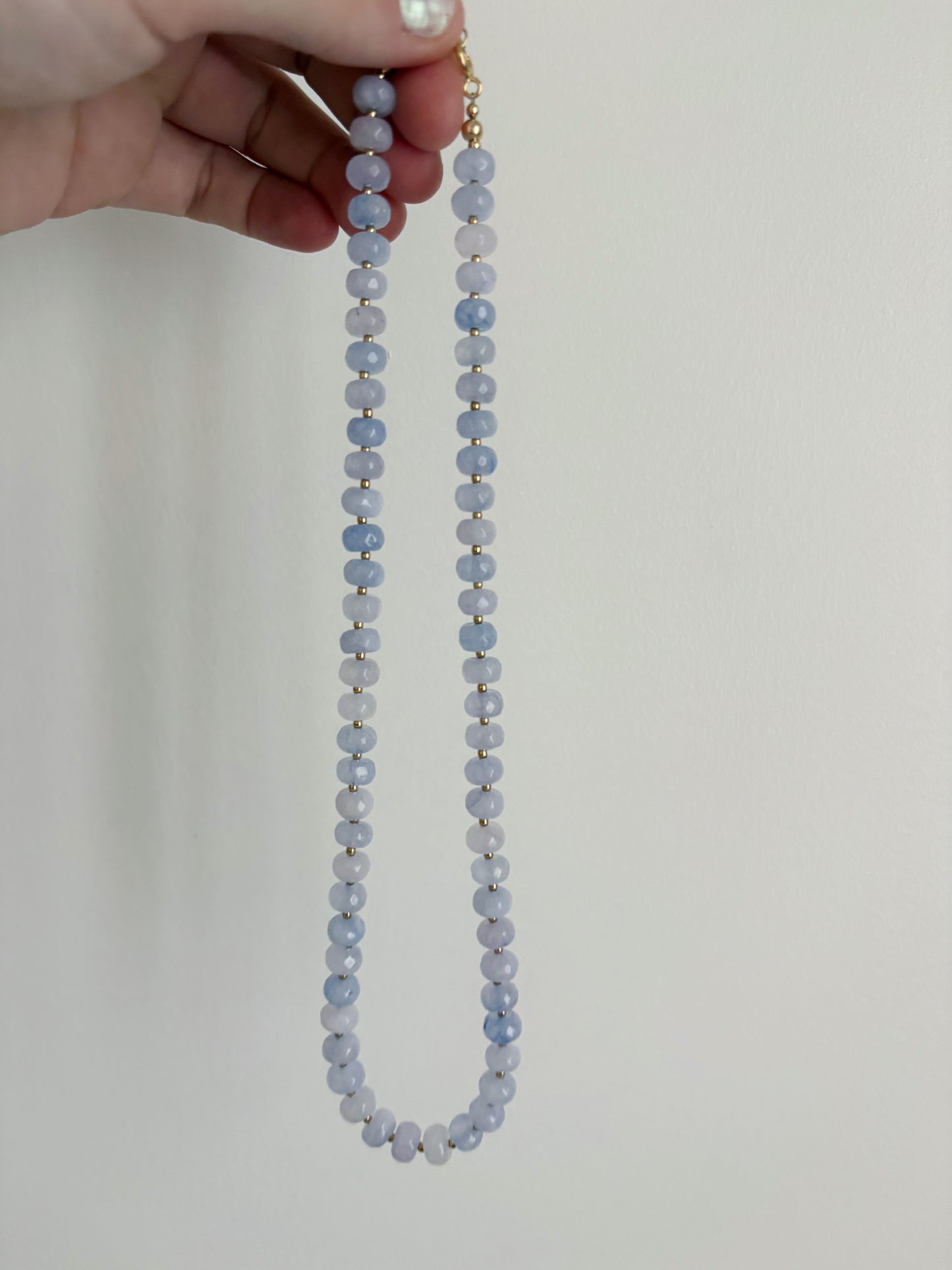 Lavender Jade Layering Necklace