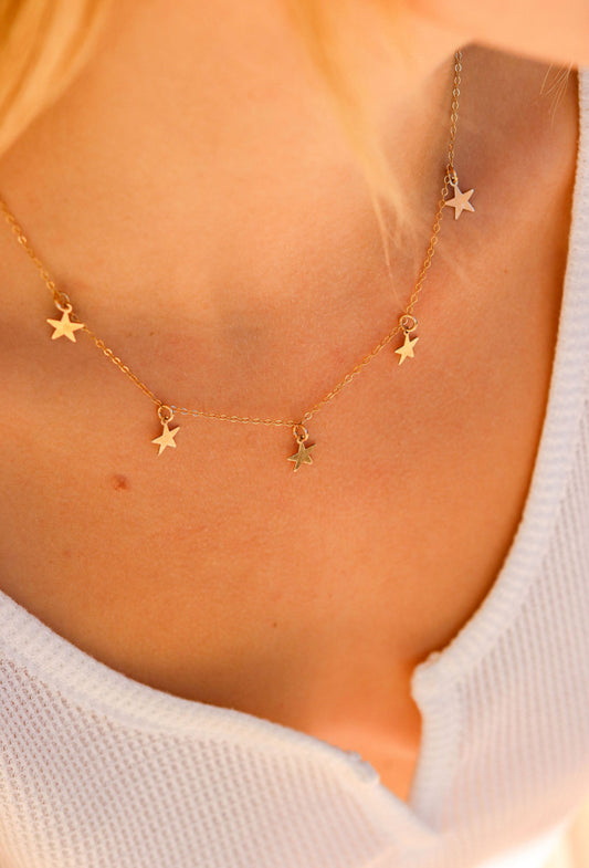 Dangly Star Necklace