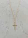 Large Paperclip Hope Cross Necklace