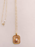 Opal Medallion Necklace