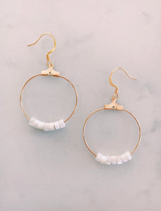 White Wave Hoops
