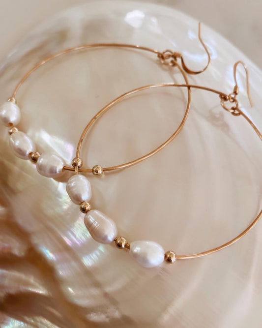 KR Pearl Hoops