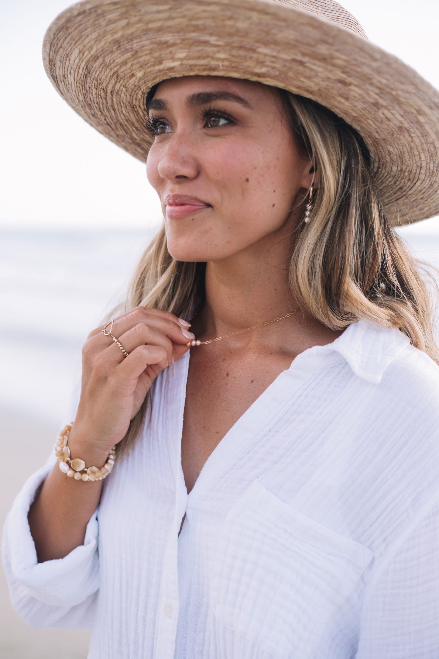 Triple Petite Pearl Necklace