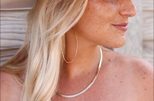 KR Hammered Teardrop Earrings