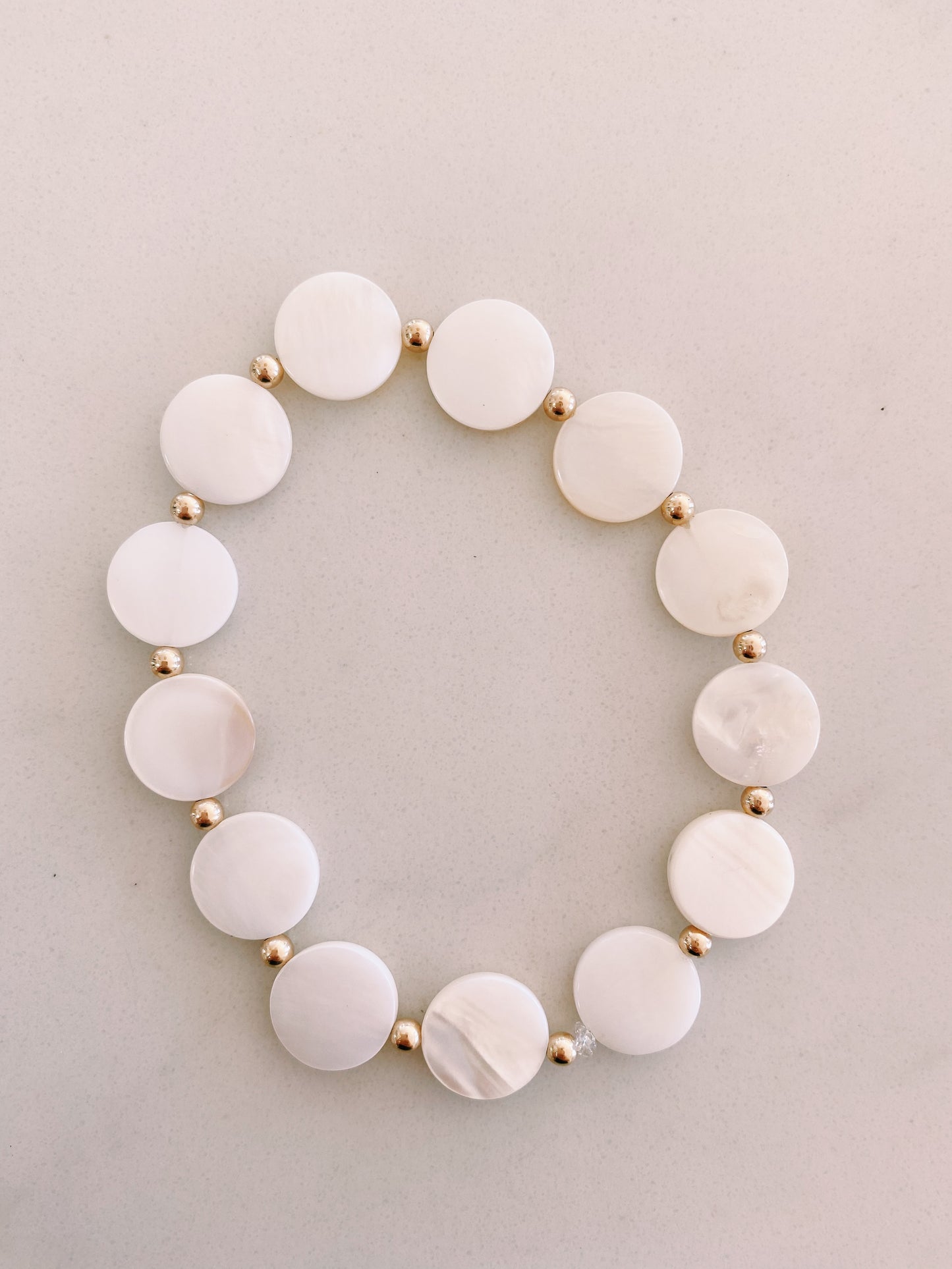 XL White Lovey Bracelet