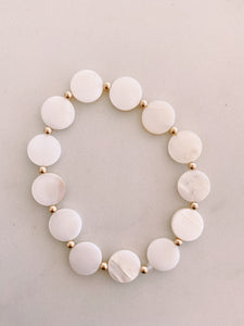 XL White Lovey Bracelet