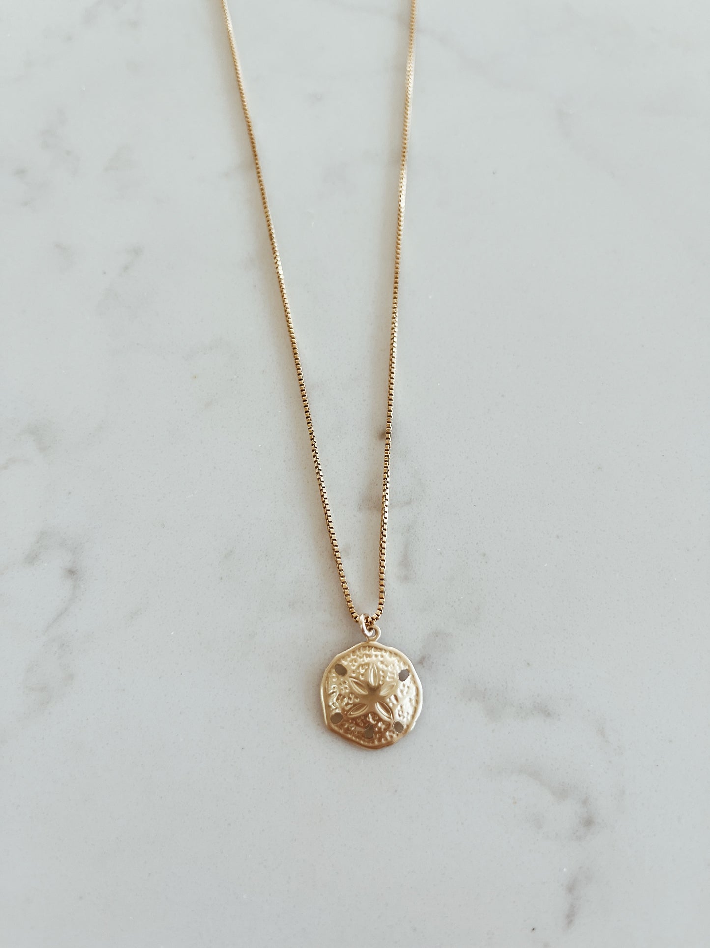 XL Luxe Sand Dollar Necklace