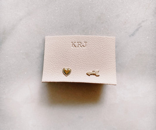 Heart + Arrow Studs