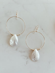 Layla Hammered Hoops