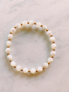 KR White Lovey Bracelet
