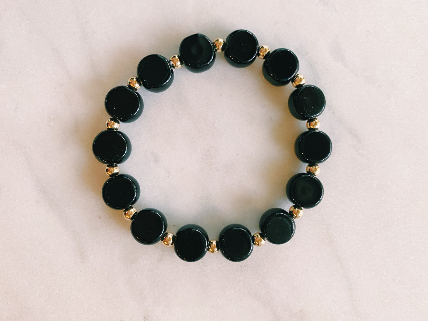 KR Black Lovey Bracelet