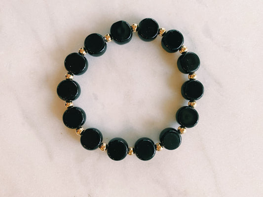 KR Black Lovey Bracelet