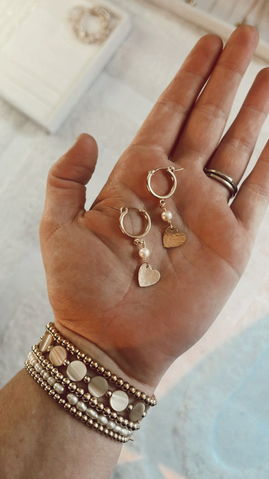LUXE Huggie Hearts