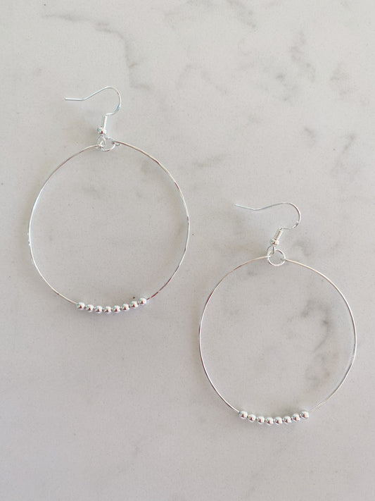 KR Classic Sterling Hoops