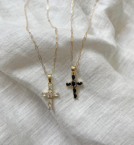 Crystal Cross Necklace