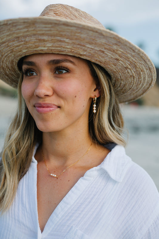 Triple Petite Pearl Necklace